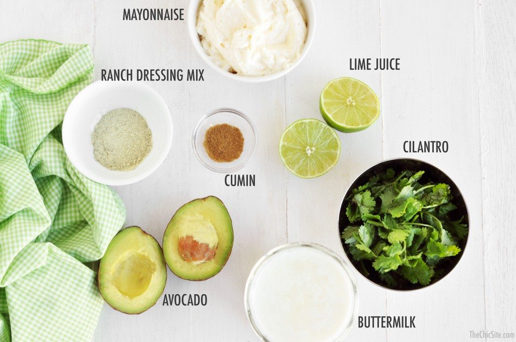 ingredients for ranch dressing