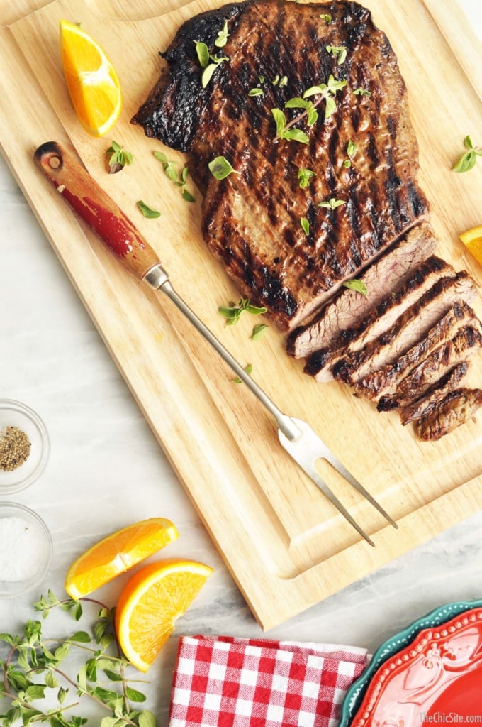 The perfect steak on the grill