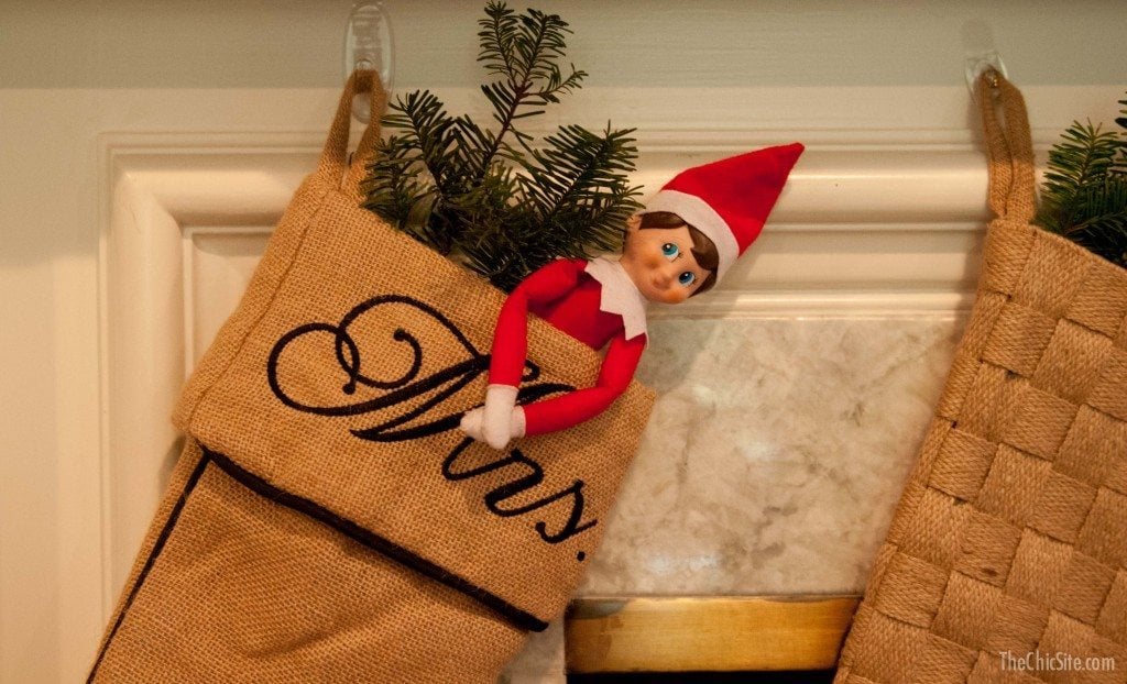 elf on the shelf stocking