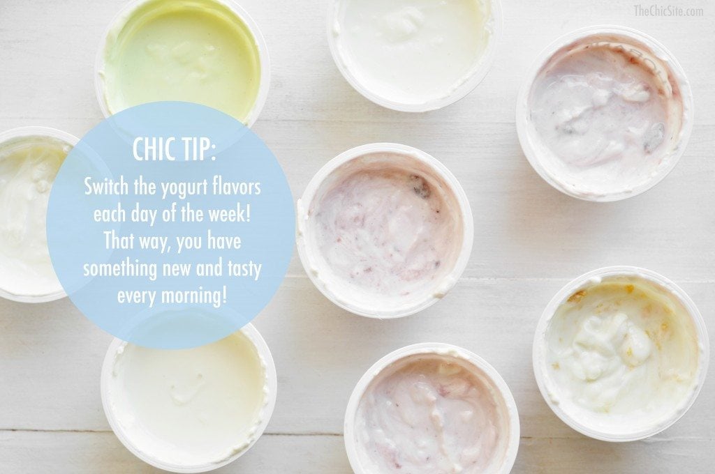 different yogurt flavors